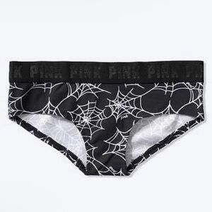 Victoria’s Secret PINK M halloween spider web panties